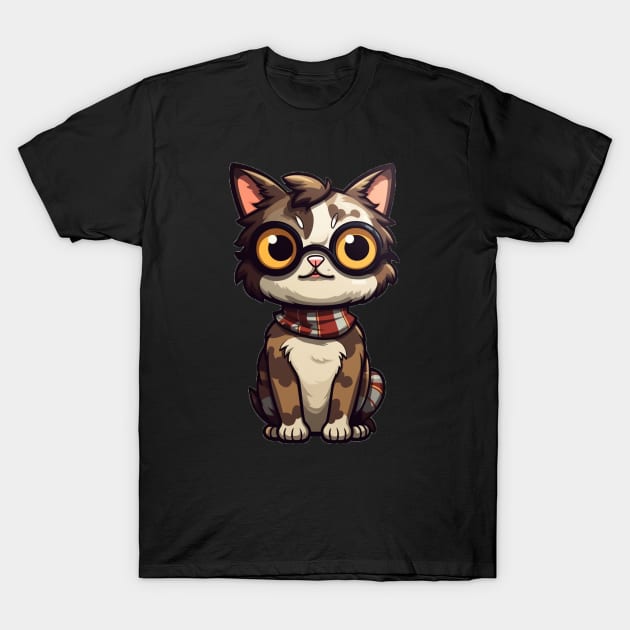 cute cat T-Shirt by Sanzida Design